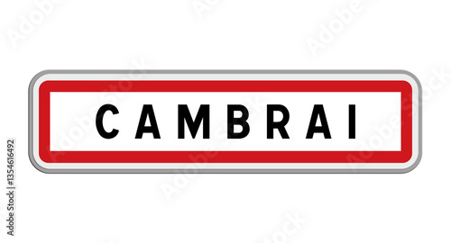 Panneau de Cambrai, Nord, Hauts-de-France