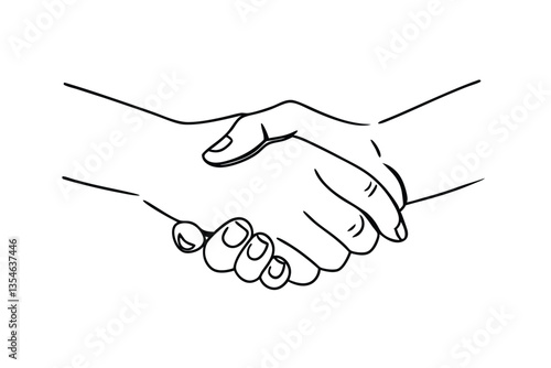 Handshake Agreement Partnership Collaboration Deal Contract Unity Teamwork Cooperation Bond Alliance