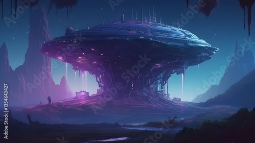 Alien Mothership Landing
