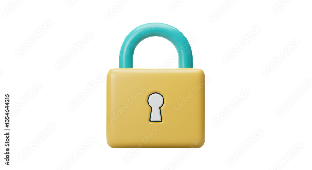 Isolated Padlock Icon for Security Isolated Padlock Icon for Security
