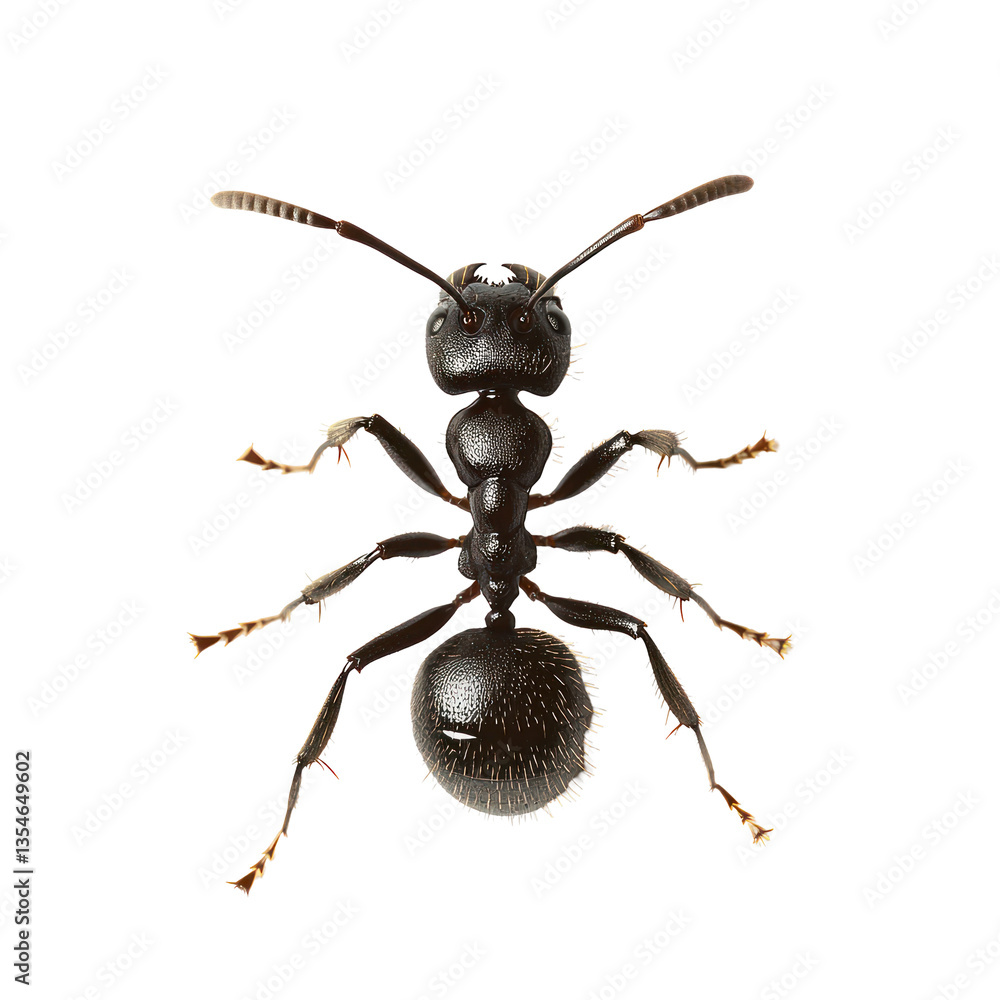 Ant macro, isolated on transparent. Could be used to illustrate insects and pests Ant macro, isolated on transparent. Could be used to illustrate insects and pests