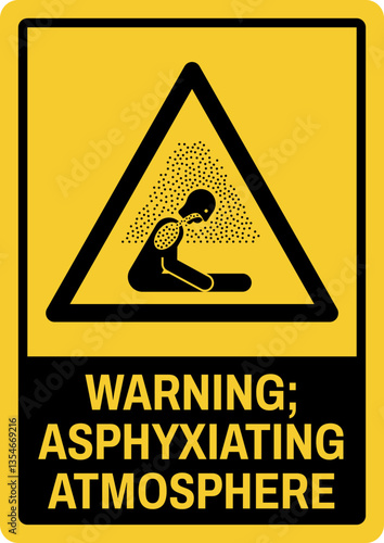 warning safety signs v2 uppercase text_warning ; asphyxiating atmosphere_portrait size a4/a3/a2/a1	 