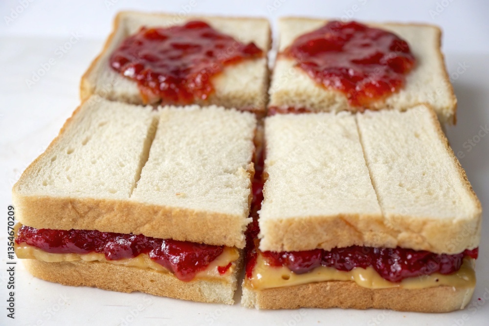 Toast with jam Toast with jam