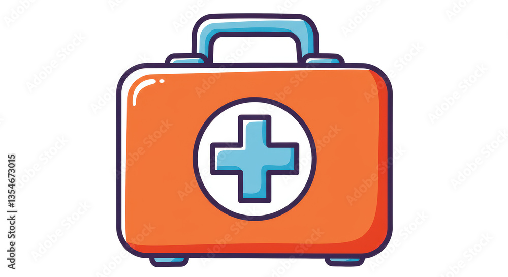Obraz premium Isolated First Aid Kit