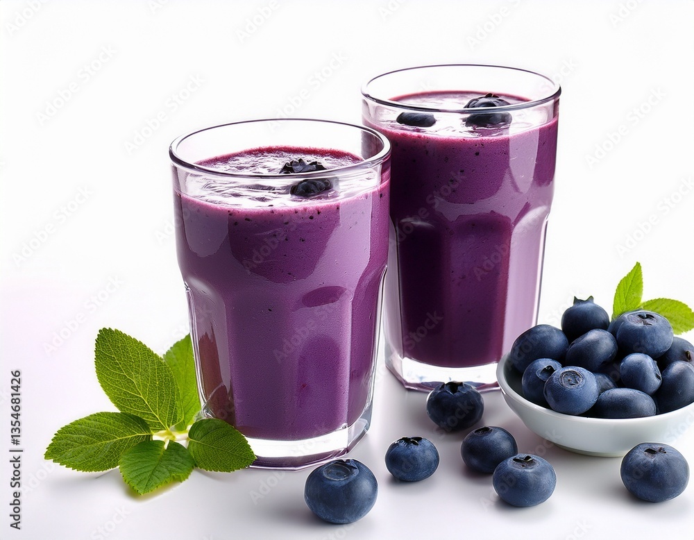 berry smoothie with blueberries berry smoothie with blueberries