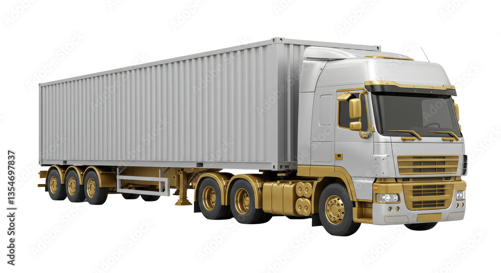 Isolated truck Isolated truck
