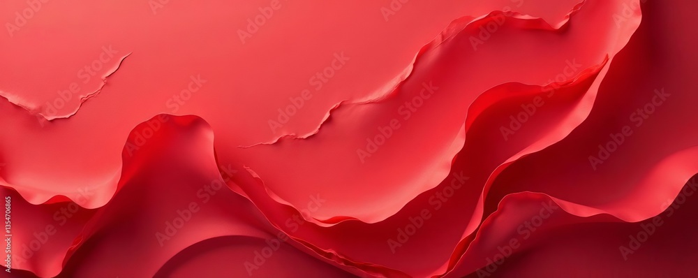 Fototapeta premium Elegant red pastel paper with subtle sheen and smooth surface, elegant, paper