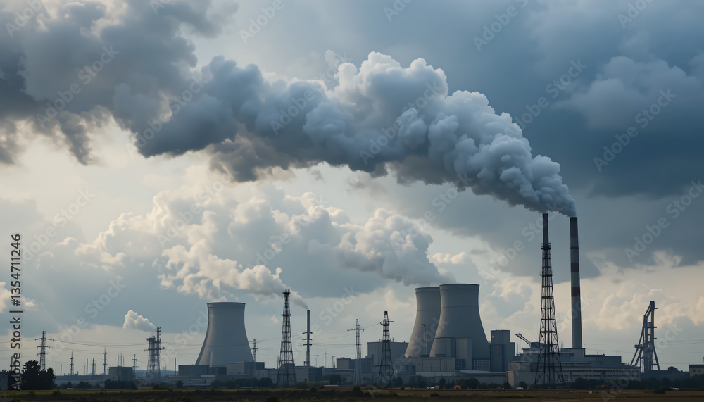 Power Plant Pollution with Cloudy Sky. Power Plant Pollution with Cloudy Sky.