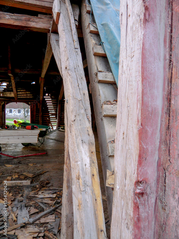 Obraz premium old abandoned car