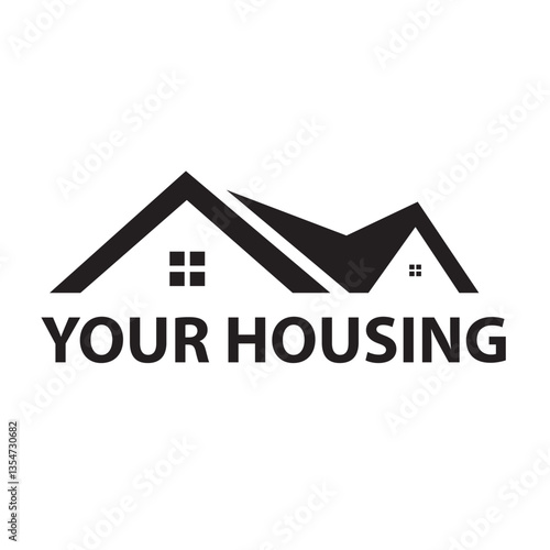 Company home logo design and vector template 
