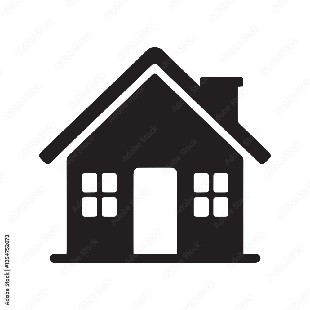 house icon on white background house icon on white background
