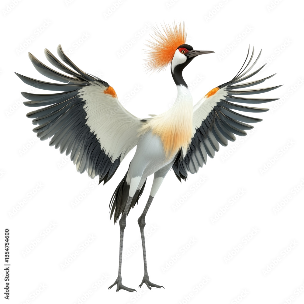 Cranes in flight on a transparent background nature scene wildlife Cranes in flight on a transparent background nature scene wildlife