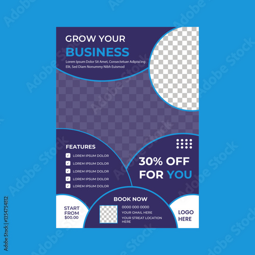 Modern And Creative Real State A4 Flyer Template