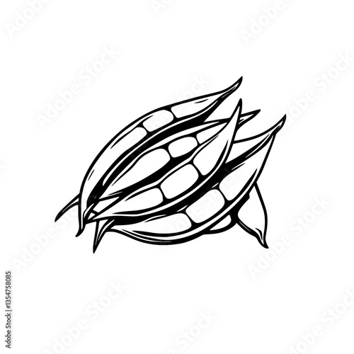 Vibrant Green Peas in the Pod A Natural Delight on the Vine A Culinary Treasure Awaits