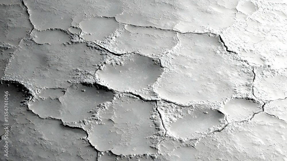 Obraz premium Cracked, dry, textured surface