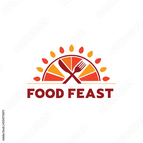 Creative Food Celebration Logo for Events and Dining