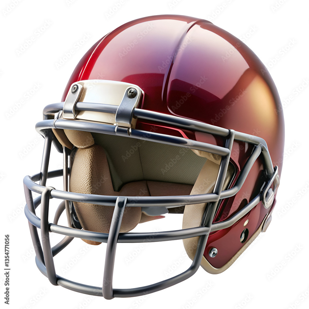 Fototapeta premium american football helmet isolated