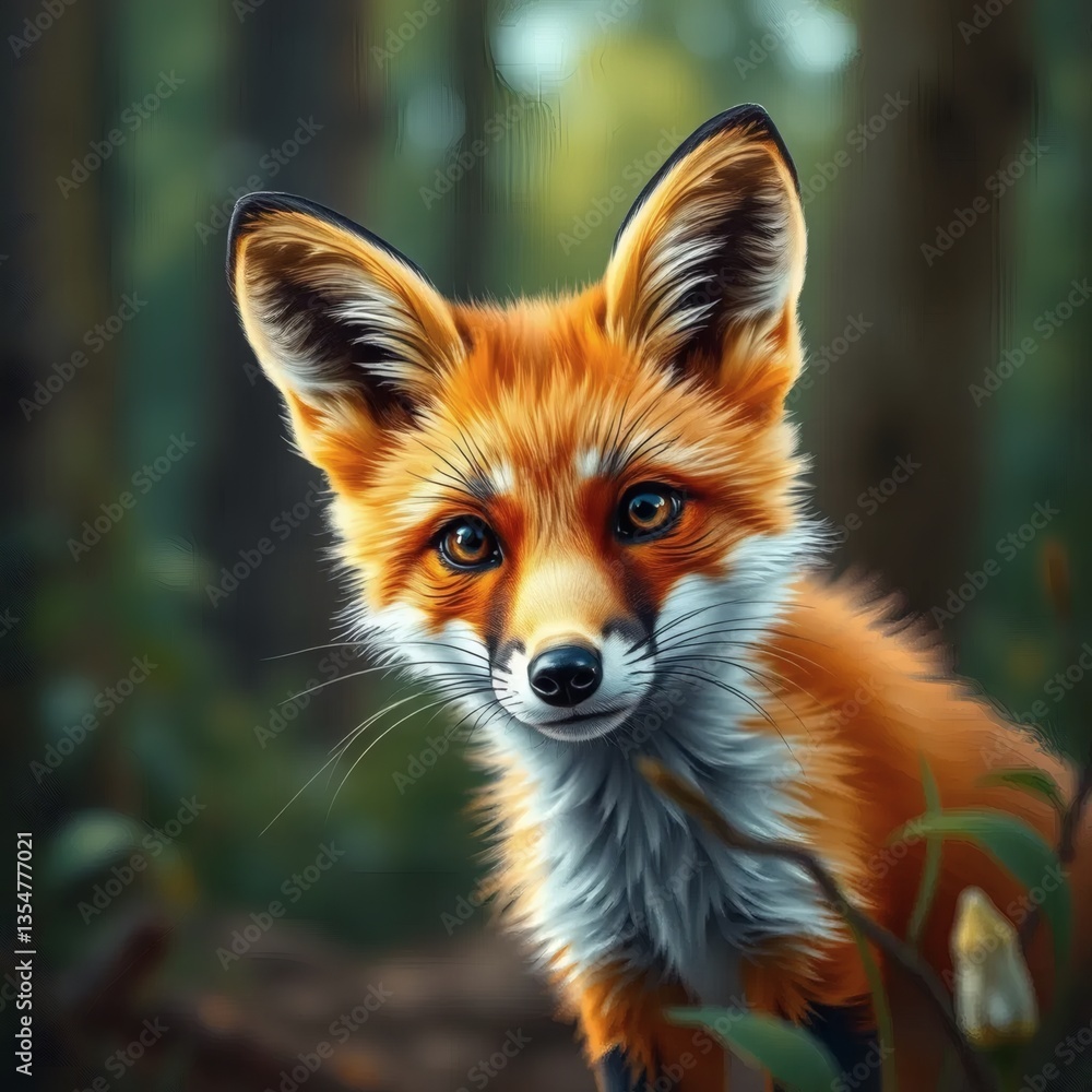 Fototapeta premium fox portrait