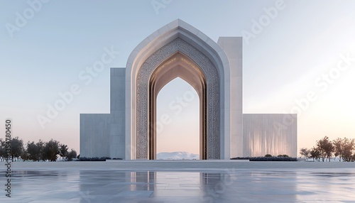 Majestic Arch with Desert Sunrise.
