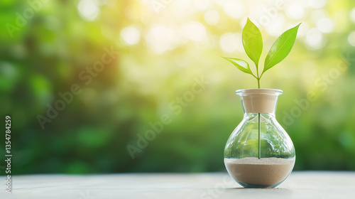 Budding Hope: A tender gree...