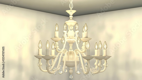 Elegant cream chandelier
