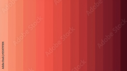 Gradient color transition from light orange to dark red