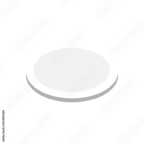 white plate
