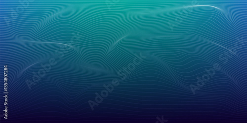 abstract green dark blue  gradient background, business technology digital communication template, illustration element, future banner poster cover pattern creative graphic vector pattern