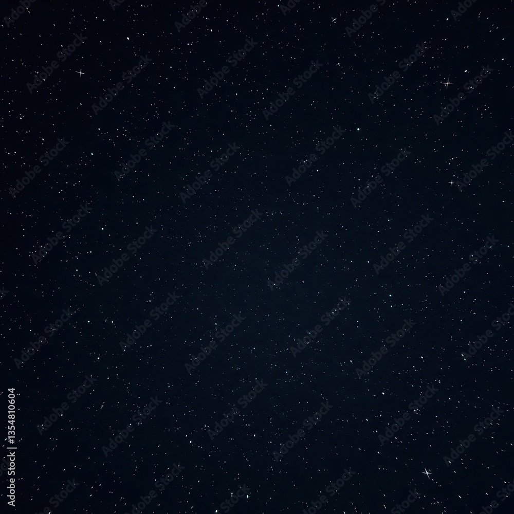 Obraz premium Vast, inky black sky brimming with countless twinkling stars, background, astrophotography