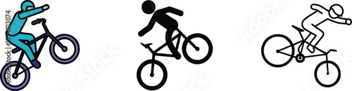 Bike Stunts Rider Action, Bicycle Tricks, Extreme Sports