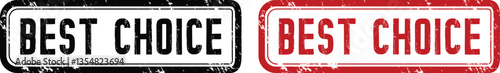 Best choice stamp with grunge texture. Stamp with the words best choice. Grunge retro stamp isolated. Stamp sign vector.