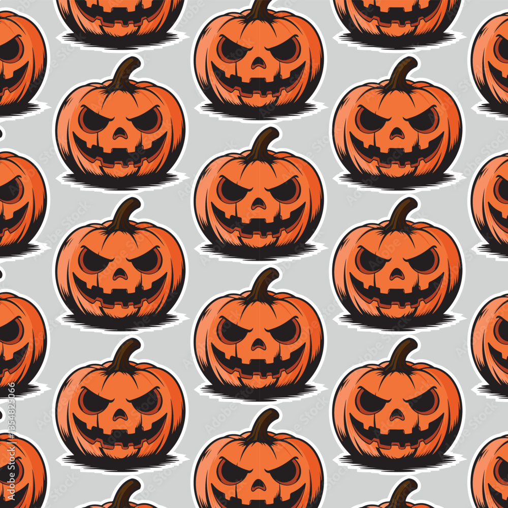 Collection of carved pumpkins with various scary and funny expressions, perfect for Halloween themes. Vector cartoon illustration Collection of carved pumpkins with various scary and funny expressions, perfect for Halloween themes. Vector cartoon illustration