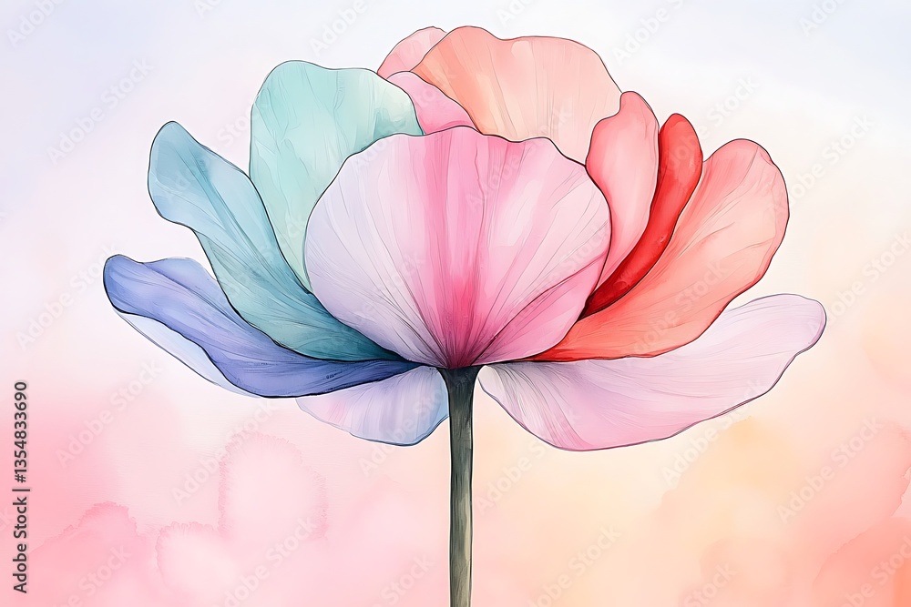 Obraz premium Pastel Flower Bloom for Soft Background.