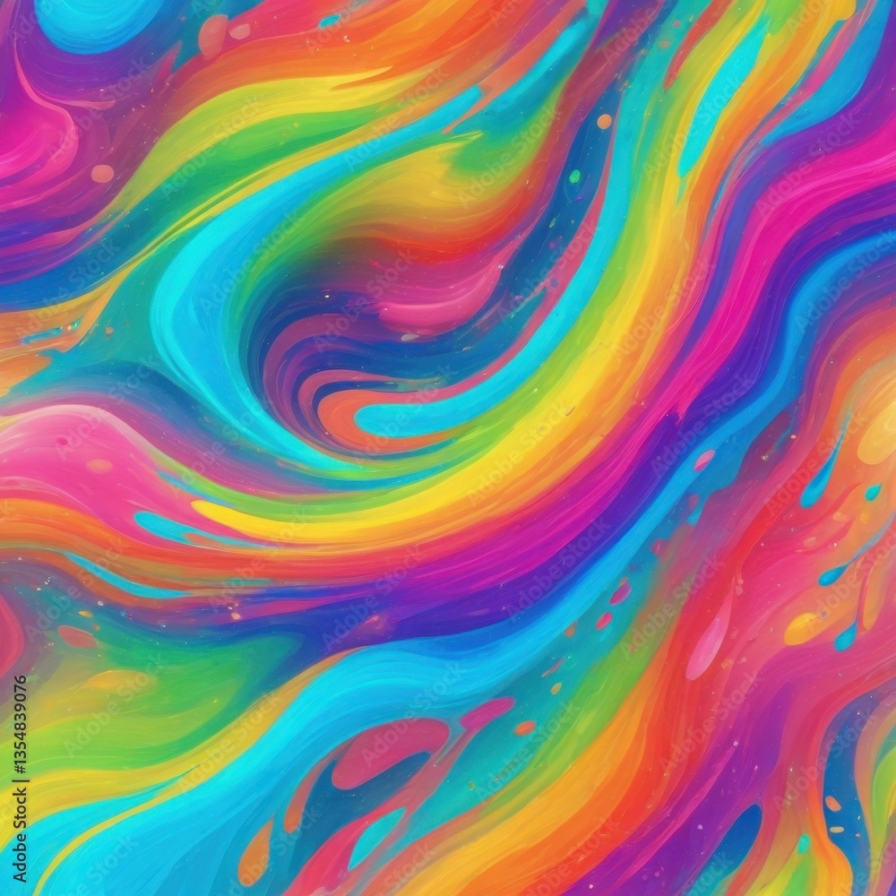 Fototapeta premium Dynamic Abstract with Flowing Forms