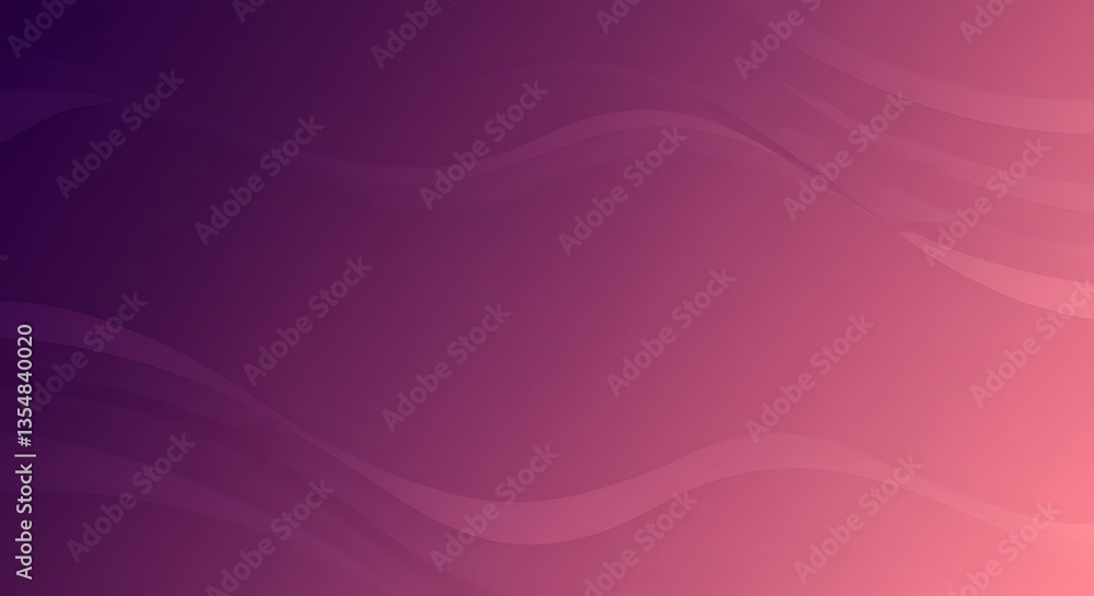 Abstract Purple and Pink Gradient Background with Flowing Wave Shapes for Design Abstract Purple and Pink Gradient Background with Flowing Wave Shapes for Design