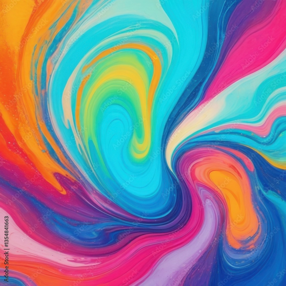 Obraz premium Dynamic Abstract with Flowing Forms