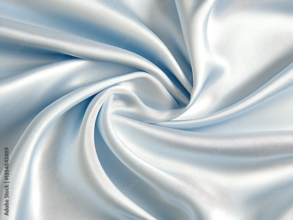 Obraz premium Light Blue Silk Swirl Texture.