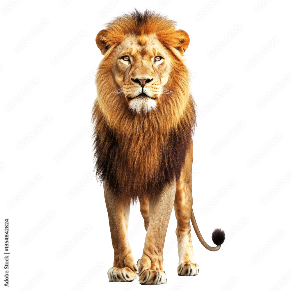 Obraz premium lion isolated on PNG. Cut Out