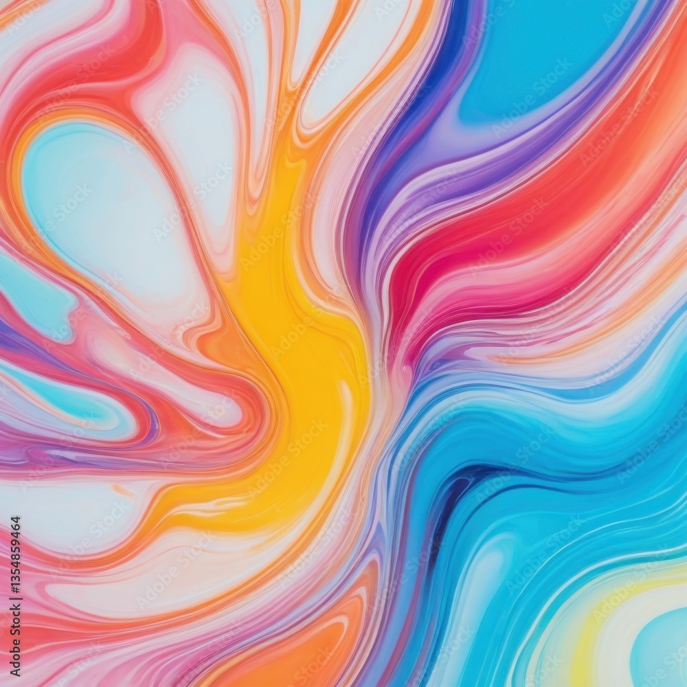 Obraz premium Abstract Visualization of Spectral Harmony