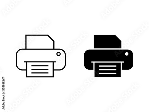 Printer Icon Vector Illustration design- EPS