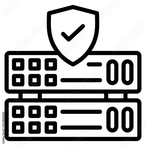Ddos Protection  Icon Element For Design