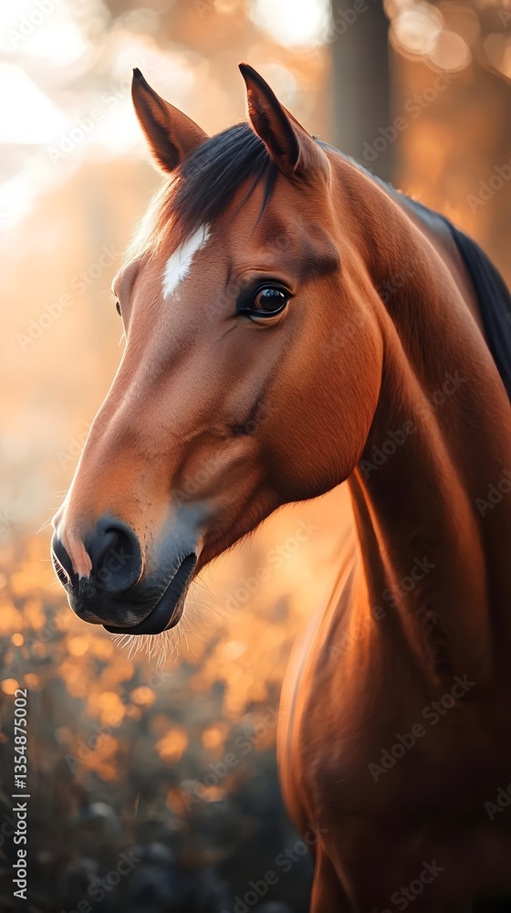 Obraz premium Beautiful horse portrait