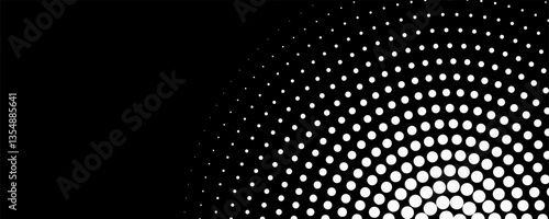 Set of black halftone dots background. dots style