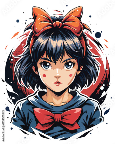 A vibrant anime cosplay girl, meticulously detailed, showcasing her favorite character's costume with accurate accessories and pose.