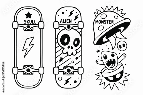 27 Graffiti stickers collection, street art typography, urban slang words, spray paint text, colorful graffiti tags, skater culture symbols, underground subculture icons, punk aesthetic graphics, neon