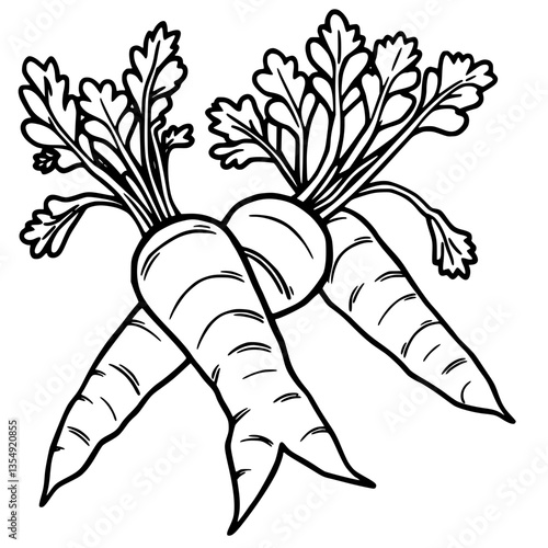 Freshly Harvested Carrots A Vibrant Illustration of Healthy Eating