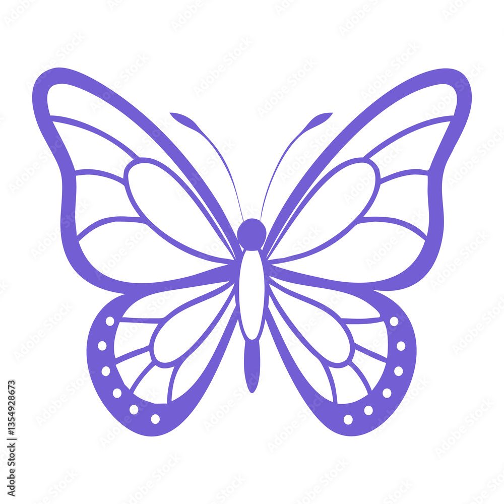Fototapeta premium butterfly vector design new image