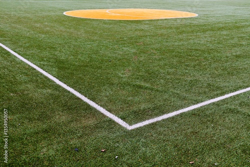 corner of a football field
