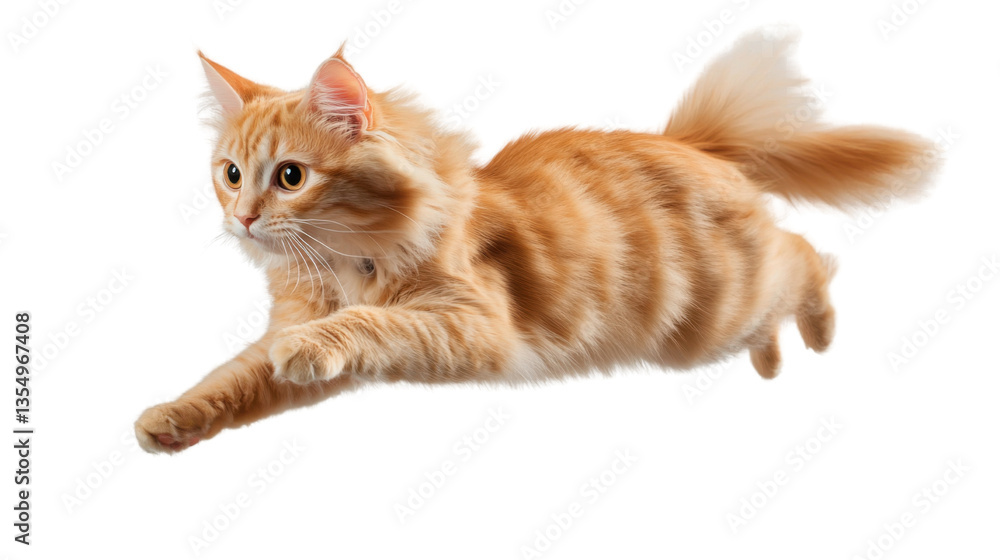 © Nadeem - brown cat isolated on white background © Nadeem - brown cat isolated on white background