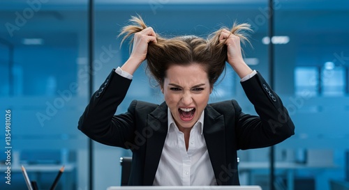 A sudden news causing anger and hair-pulling reaction. Generative AI